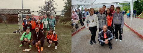 Labdarúgó csapataink közösen és Bocsásaink egy közös fotón