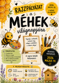 Méhek rajzpályázat május