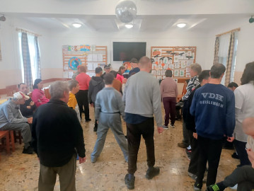 Táncos lábú csapat egy része