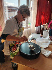 Koncentrálás a sütésre