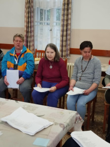 Éva és Kati, versmondók