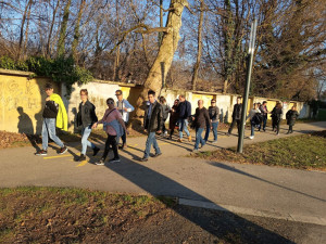 Séta a színház felé