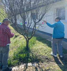 Tojásfát díszítettünk