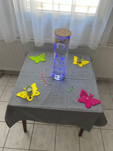 Kiállítás kivilágítva