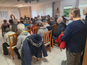 Ismét megtelt az étkező a szentmisén 