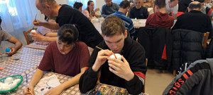 A húsvétra hangoló foglalkozás pillanatai