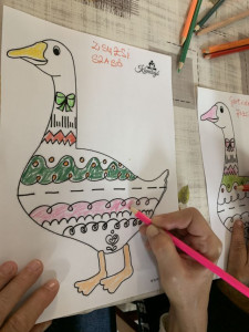 Márton napi liba színező