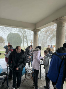 Lakók és dolgozók a rendezvényen