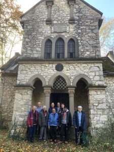 Kis csapatunk a Tarányi kápolnánál