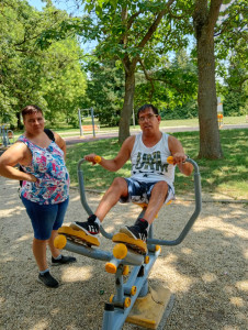 Fitnessparkban