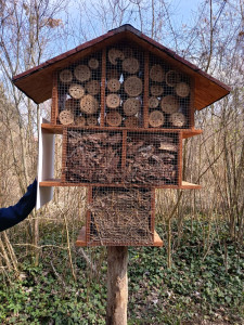 Bogárhotel az Örvény-tónál
