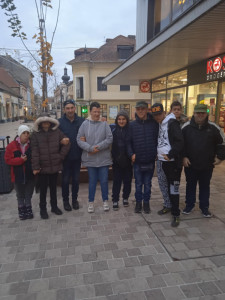 Csoportkép a belváros szívében