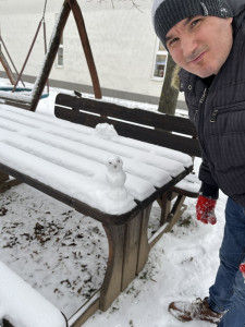 kis hóember készítés