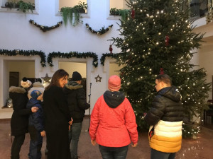 karácsonyi vásárban