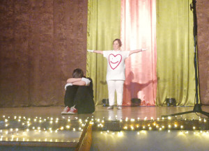 A rendezvényen az ünnepi műsor alatt készült pillanatkép