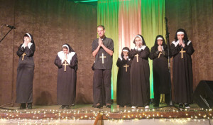 A rendezvényen az ünnepi műsor alatt készült pillanatkép