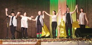 A rendezvényen az ünnepi műsor alatt készült pillanatkép