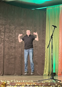 A rendezvényen az ünnepi műsor alatt készült pillanatkép