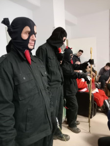 A Mikulás krampuszaival lakóink körében