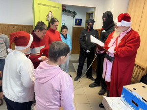 A Mikulás krampuszaival lakóink körében