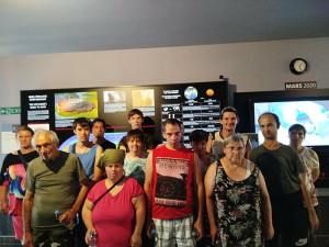 Csoportkép a Pannon csillagdában