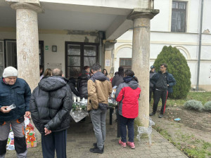 Lakók és dolgozók a rendezvényen