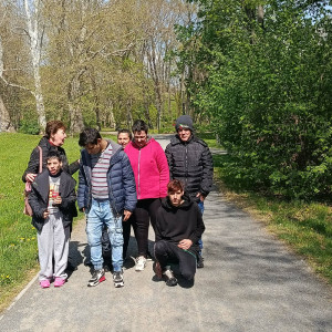 Csoportkép a pápai Várkertben