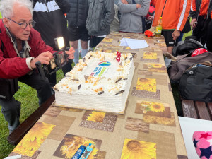 A labdarúgó hétre készült ünnepi torta