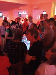 Mindenki érdeklődve figyelt a bemutatóra
