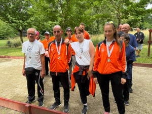 Az ezüstérmes csapat