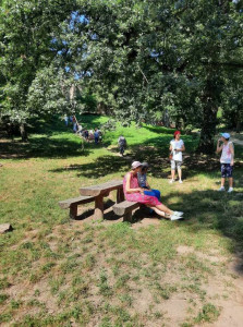 Kis pihenőt követően indulás felfelé a kolostorhoz.