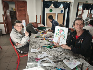 Az elkészült virágzó fa