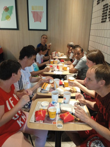 Ebéd a Mc’ Donald’s-ban