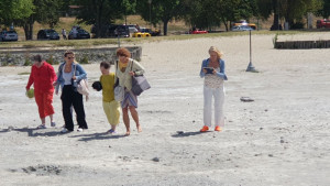 A kiszáradt part.